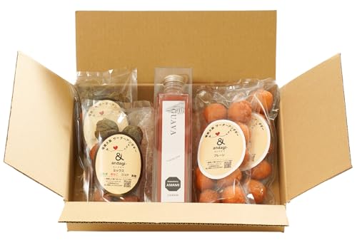 [セット品][あんだぎや]奄美ジュース(グァバ)&アンダギーセット サーターアンダギー 菓子 お菓子 果汁飲料 飲料 フルーツ飲料 ひと口サイズ プレーン よもぎ きなこ ココア 黒糖 ソウルフード トロピカルジュース グァバ 果物 おやつ サクサク お土産