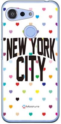 SECOND SKIN NYC マルチハートドットホワイト （クリア） design by Moisture/for Android