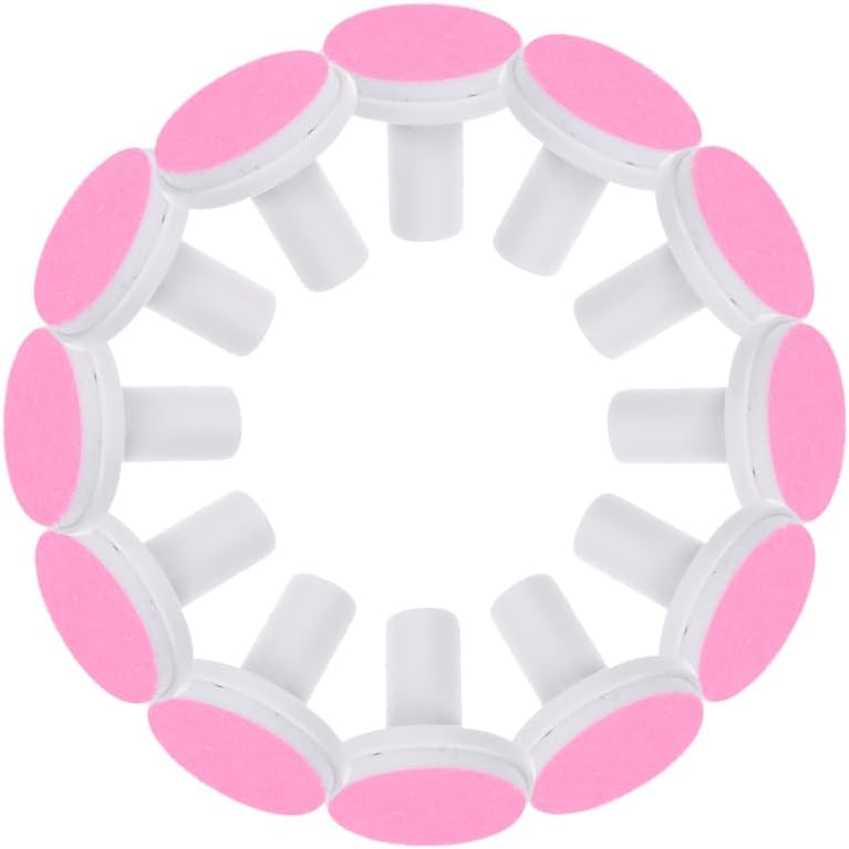 Didiseaon Almohadillas de lima de uñas para bebé, 12 almohadillas de repuesto para recortadora de uñas, cabezales de molienda eléctrica, disco de