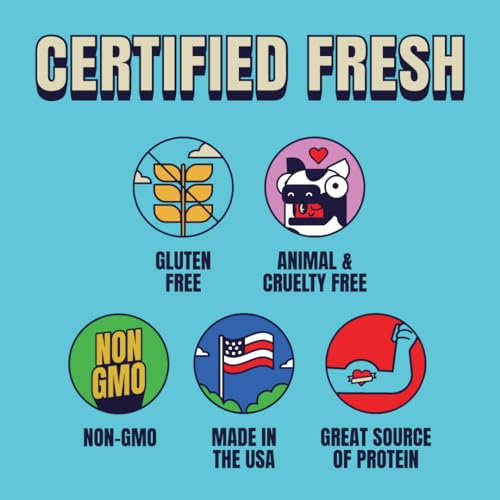 Louisville Vegan Jerky - Bourbon Smoked Black Pepper, 2.5 oz. Bag by Louisville Vegan Jerky