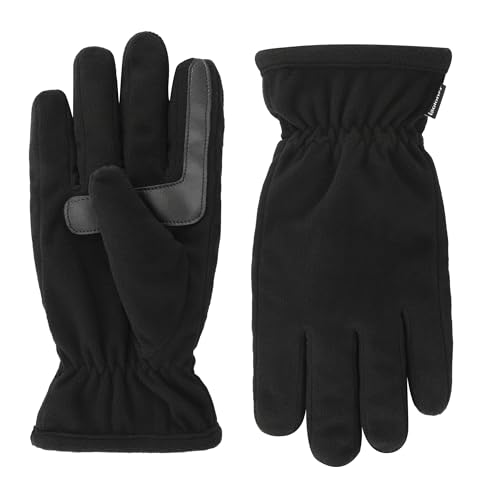 isotoner Men's Water Repellent Stretch Fleece Lined Gloves