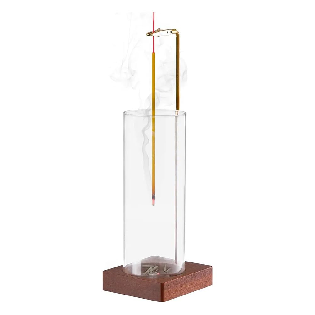 CTRLZS Incense Holder for Sticks,10Inch Anti Ash Flying Incense Holder with Removable Ash Catcher, Upside Down Incense Burner