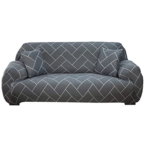 Funda para sofá Elasticas de 1 2 3 4 Plazas Impresión Floral (Gratis 2 Funda de Cojines) Universal...