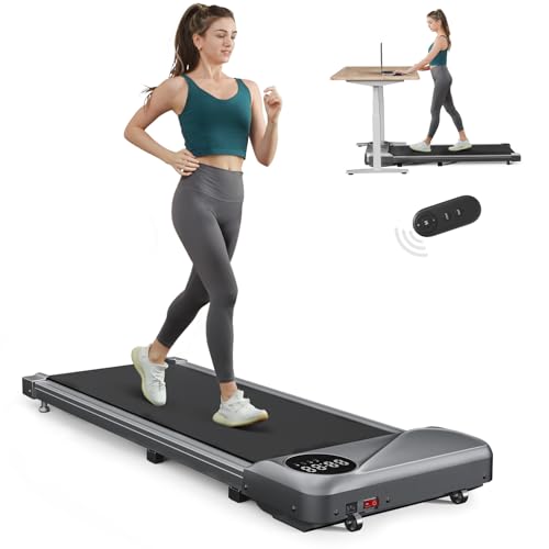 THERUN Walking Pad Treadmill, Under Desk Treadmill...