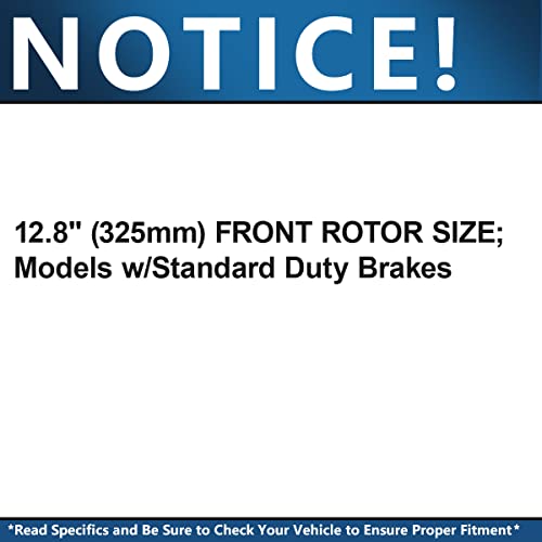 Image of Detroit Axle - Front Brake Kit for Ford Taurus Explorer Flex Lincoln MKS