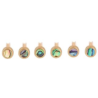 6pcs chevilles chevalet pin set accessoires pour guitares folk acoustiques - Les Beatles, Paul McCartney, John Lennon, RIngo Starr, George Harrison 6pcs chevilles chevalet pin set accessoires pour guitares folk acoustiques – Image 3