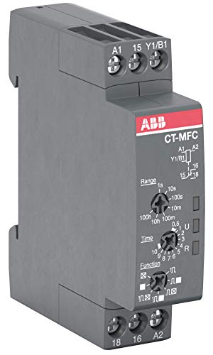 Relais de temporisation multifonction ABB CT-MFC.12 inverseur 24-240V AC DC