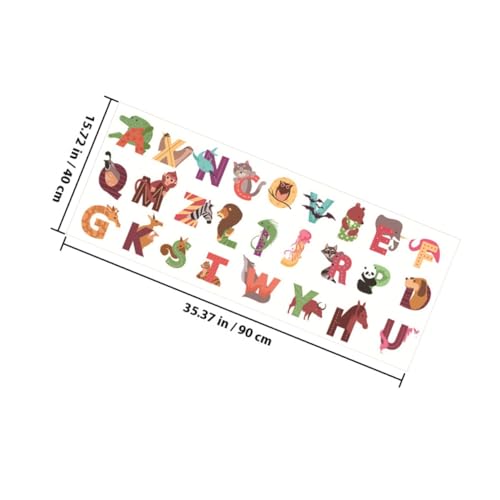 Vinilo Decorativo Alfabeto con Animales 26 Piezas PVC miniatura 2
