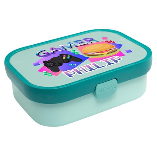 Ferocity Scatola per pranzo Contenitore per alimenti in plastica Scatola Box Portamerenda Gamer Boy [087]