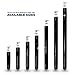 SupplyGiant 1/2 x 18 Inch Black Steel Pipe (5-Pack), Heavy Duty Industrial Malleable Iron Pipes, Pre Cut Threaded Nipple Great For All DIY Furniture And Black Pipe Shelving