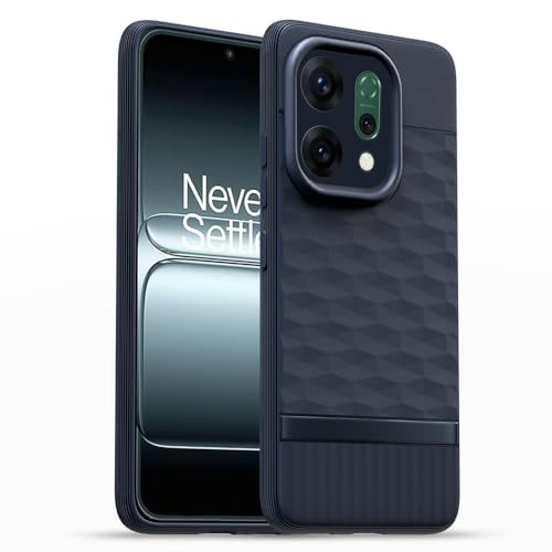 Image of amazon basics Shockproof Case for Oppo Reno14 Pro 5G | Full Camera Protection | TPU Flexible Back Cover for Oppo Reno14 Pro 5G (Steel Blue)