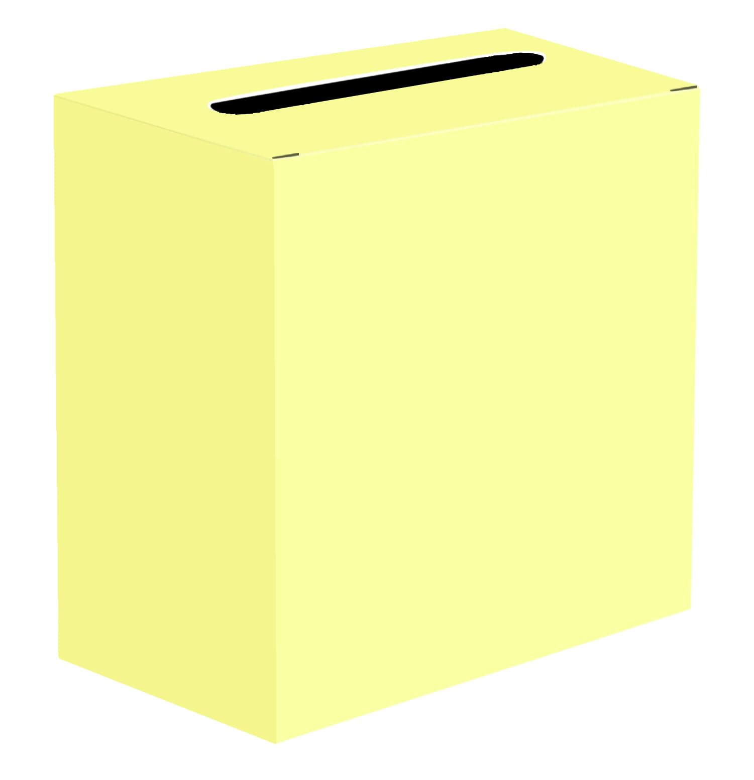 SietDESEO Yellow Card Box for Graduation Large Cardboard Gift Card Box Holder for Wedding Reception Birthday Graduation Baby Shower Raffle Ticket Box with Slot