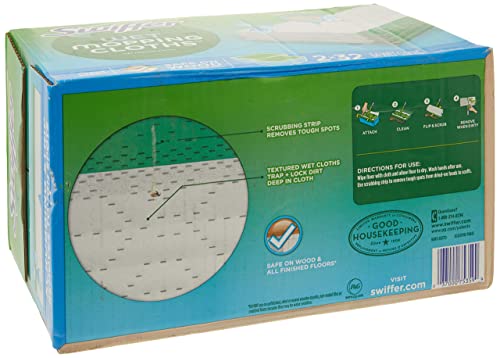 Image of Swiffer Sweeper Wet Mopping Cloths Refills Open Window Fresh 32 Count Pack of 2