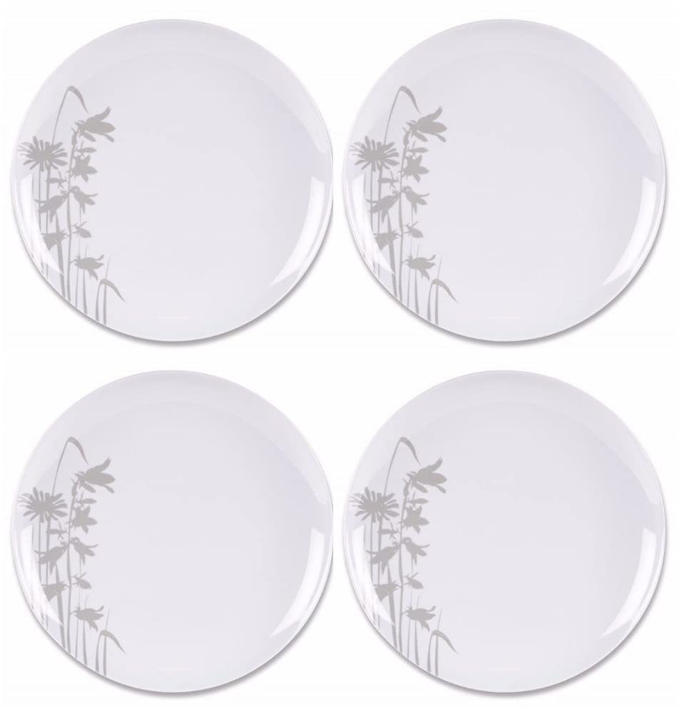 Kampa Set of 4 Caravan Meadow Alfresco Melamine Side Plate & Bowl MM0019