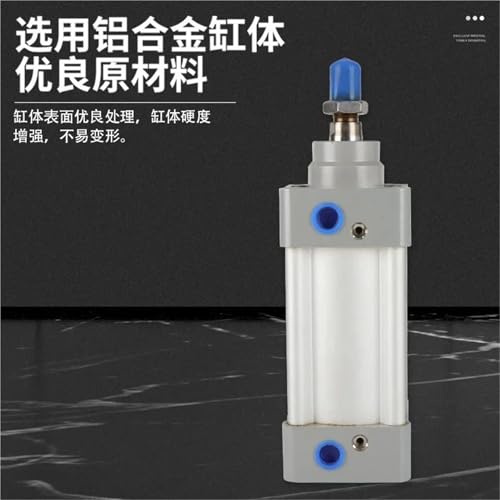 Vérin pneumatique double effet SAI63 avec course fluide 75 mm - 4