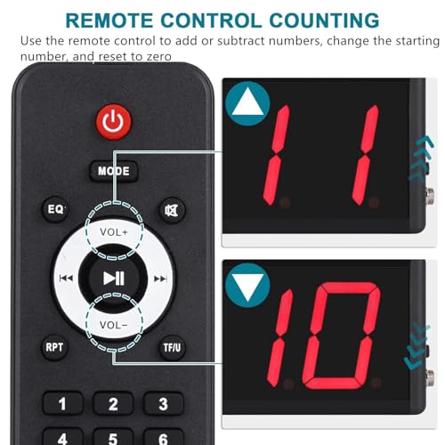 Image of Digital LED Counter Count Up to 9999 Laser Sensor 4in Digits Display Counter People Visitor Counter 110-240V