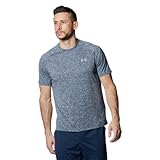 [アンダーアーマー] 半袖 機能 Tシャツ UAテック ショートスリーブTシャツ2.0 スポーツウェア メンズ S メンズ ネイビー×ネイビー
