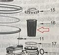 Bestway P6562 colino/Filtro