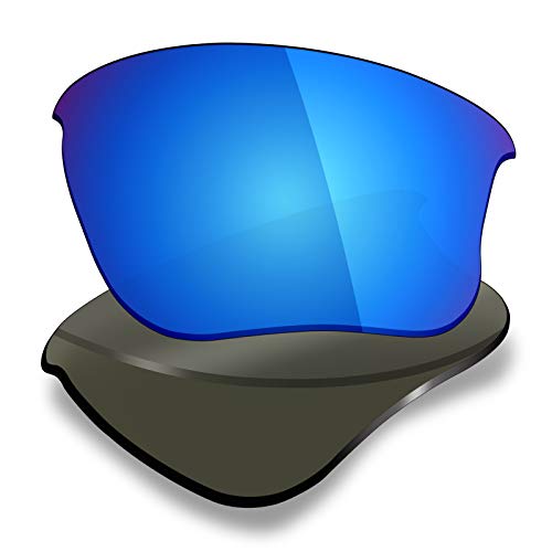 Image of Mryok 4 Pair Polarized Replacement Lenses for Oakley Flak Jacket XLJ Sunglass - Stealth Black /Fire Red /Ice Blue /Silver Titanium