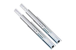 Promark 3-Section 100 Lb Full Extension Drawer Slide 22-Inch