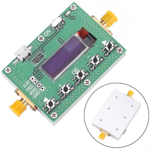 Atenuador digital programable RF con paso de 0.25dB y rango de 30dB para conector sma negro 3