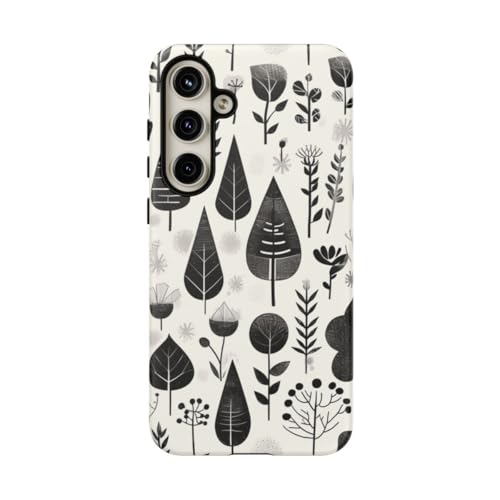 Coque Samsung S24 Plus botanique blanc pour votre quotidien