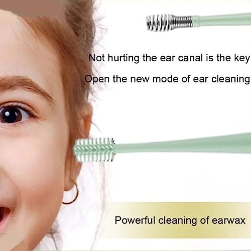 Ohrenschmalz Entferner, Ohrenreiniger, New Sicheres und Weiches 360 Grad Spirale Silikon Ohrreiniger, Ohrenreinigung für Kinder und Erwachsene, mit Aufbewahrungskiste