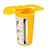 Zing Green Products 7100 RecycLockout Large Electrical Plug Lockout Device, USA-Made Recycled Plastic Lock Box, Yellow