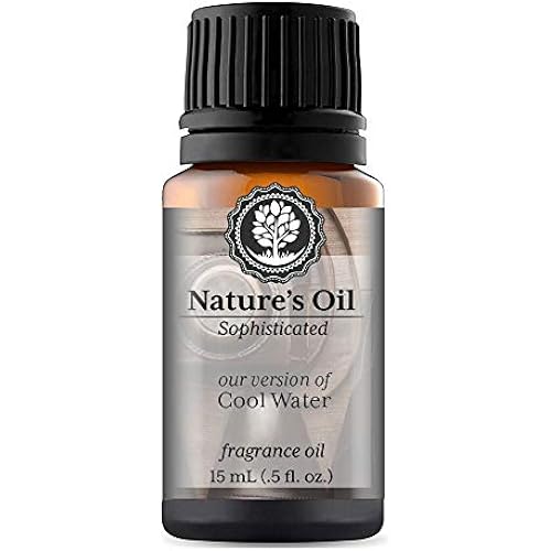 Cool Water Fragrance Oil (15ml) for Cologne, Beard Oil, Diffusers, Soap Making, Candles, Lotion, Home Scents, Linen Spray, Bath Bombs