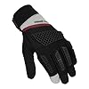 Royal Enfield Street Ace Riding Gloves | Air Mesh- optimum ventilation | Microsuede patch for grip | Poly Stretch fabric | Protection- TPR Knuckle protectors | OFF-WHITE 2XL