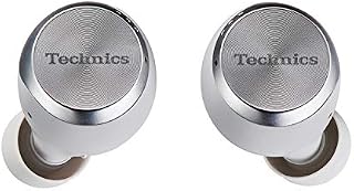 Technics AZ70WE Premium True Wireless Earbuds, with Noise Cancelling and Bluetooth Functionality - Silver
