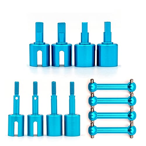 HUIOP - HUIOP Arbre de Transmission, Remplacement de l'ensemble de Joint de Coupe en os de Chien d'arbre d'entraînement en Alliage d'aluminium pour TT01-01 TT01D TT01E TT02-02 1/10 pièces de Mise à Niveau de