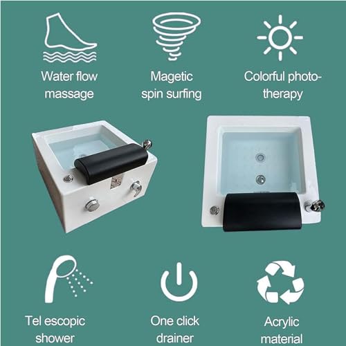 Bañera de pedicura automática QIANG con masaje para pies miniatura 2
