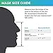 LifeToGo Adult Face Mask - Pack of 5 Breathable, Comfortable, Multicolored Washable Cloth Face Mask - 3-Ply Reusable Non-Surgical Safety Mask.