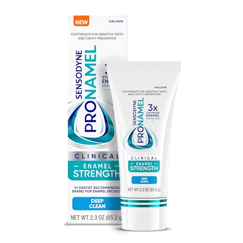 Sensodyne Pronamel Clinical Enamel Strength Toothpaste, Deep Clean, 2.3 oz