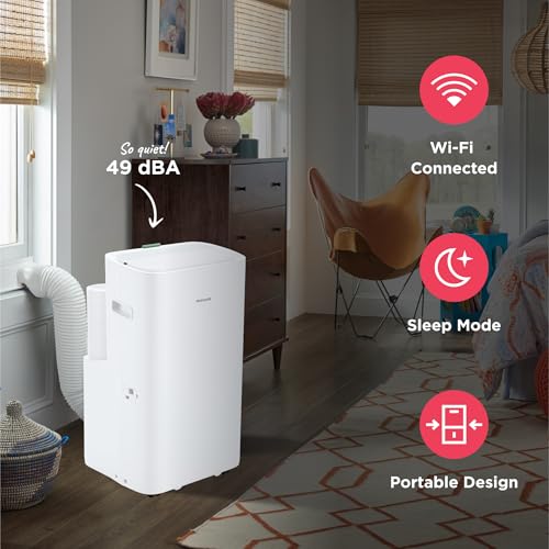 Image of Frigidaire 14,000 BTU Smart Portable Air Conditioner with Wi-Fi, White