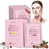 Vryioh 3 IN 1 Forehead, Smile Line & Under Eye Wrinkle Patches, Overnight Facial Wrinkle Treatment with Hyaluronic Acid, Collagen to Lift Lines for Women, 60 Patches