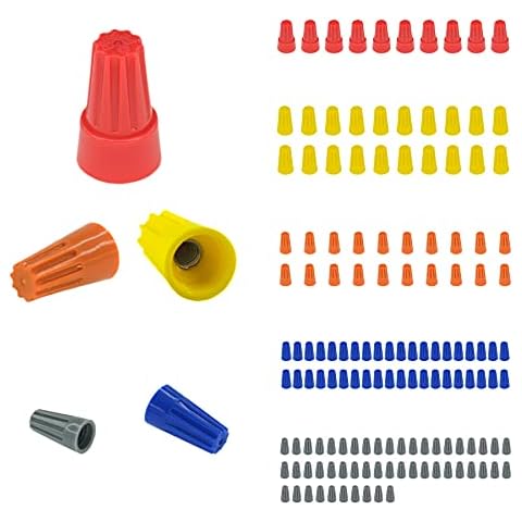 140 PCS Wire Connectors, Electrical Connectors,Wire Caps,Cable Connectors,Quick Connection Terminals Cover