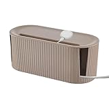 Design fonctionnel : cette boîte de gestion des câbles adopte un design intelligent avec des perforations divisées sur le fond qui permet le flux d'air et empêche la surchauffe. Vous n'avez plus à vous soucier que vos appareils ne soient endommagés ou que vos cordons soient endommagés.