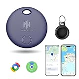 HH-Tech SmartTag de sistema dual (azul real) funciona tanto con Apple Findmy como con Google Find Hub