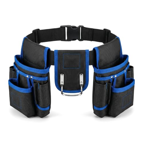 Cintura Porta Attrezzi,Porta Attrezzi Da Cintura,Cintura Per Attrezzi Da Lavoro,Cintura Elettricista Con Multiple Tasche,Imbottita Per Uomo,Staccabile