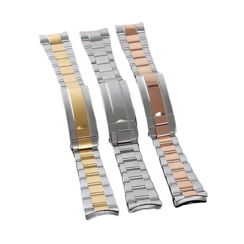 Bracelet de montre 20mm NH35 acier 904L boucle coulissante