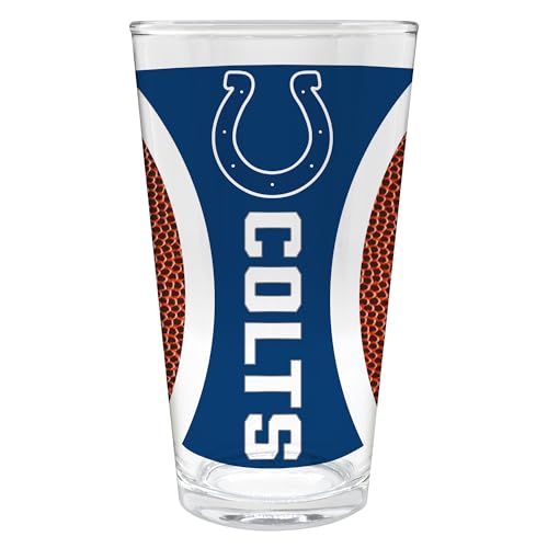 Great American Products Indianapolis Colts 16oz. Game Ball Pint Glass