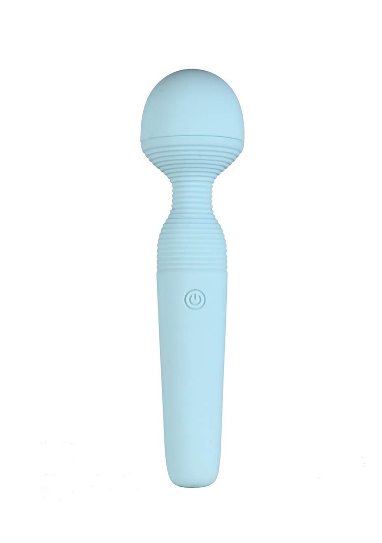 Maia Toys ARIA 15-Function Silicone Bendable USB Ricaricabile Impermeabile Vibrazione Piacere Bacchetta - Verde acqua