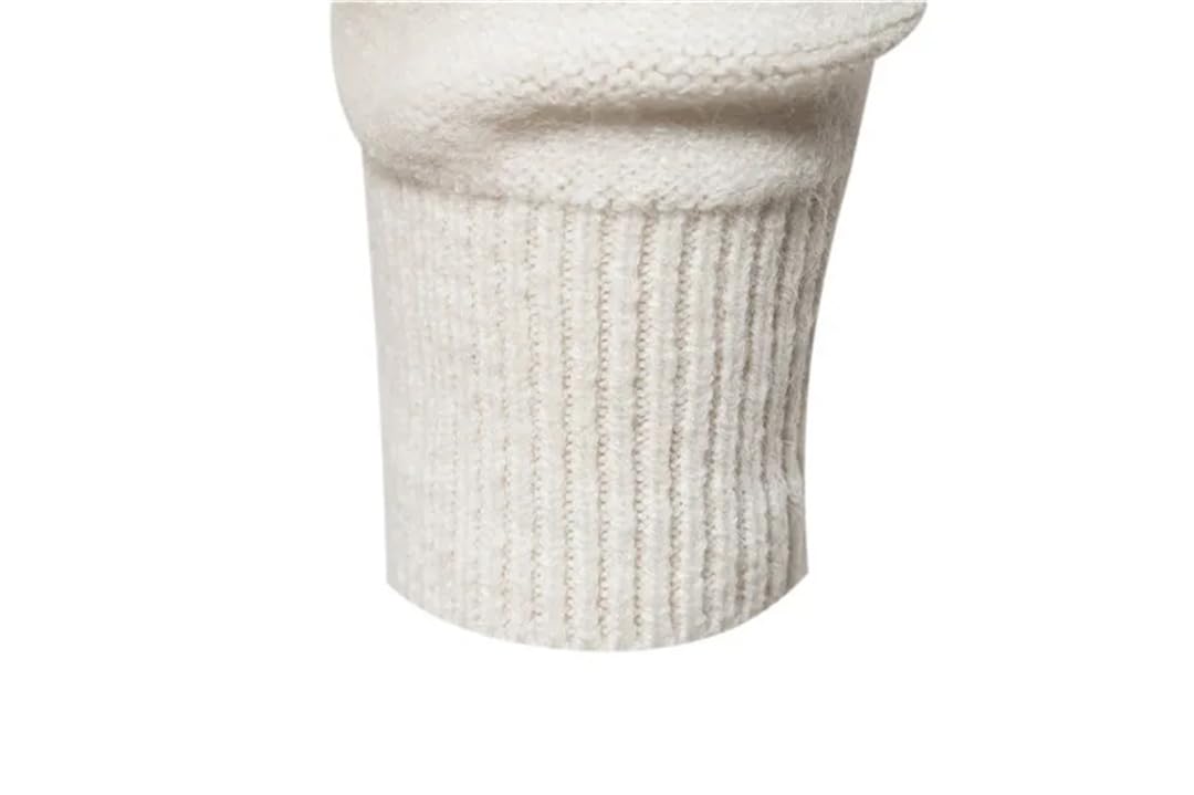 Pull décontracté à col montant en tricot torsadé pour homme - Pull solide épais et chaud