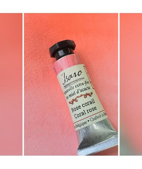 Amazon.co.jp: isaro 透明水彩絵の具 7mlチューブ（coral rose