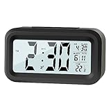 VZSAIV Reloj Despertador con Temperatura, Despertador Digital de Mesita de Noche con Fecha Luz, LCD Despertador Infantil para Oficinas Familiares Dormitorios Escolares