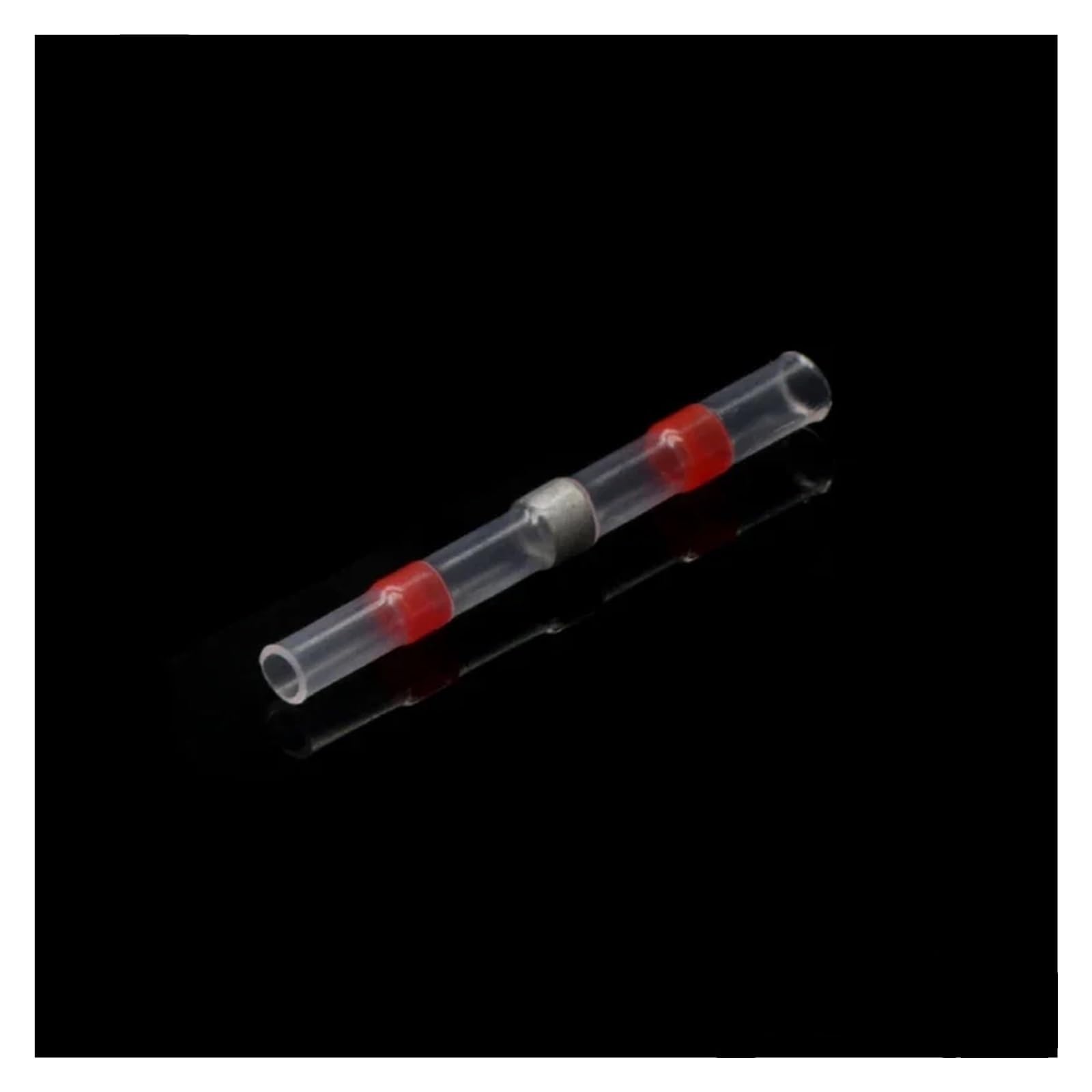Conectores Termorretractiles Conectores de cable con sellado de soldadura, tasa de contracción de 3:1, terminales de cable eléctrico, tubo termorretráctil, empalme eléctrico a tope(Red,1000pcs)