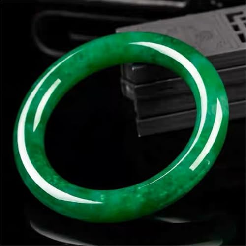 Bracelet en jadeite authentique vert impérial accessoire mode au quotidien - 5
