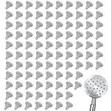 embout douche intime Design Conique Précision : Profitez d’un flux d’eau optimisé grâce à nos 100 embouts en silicone coniques ! Le diamètre de sortie ultra-fin de 0.5mm crée un jet doux et aéré, tandis que la base large de 8mm garantit une distribution uniforme. Parfait pour remplacer les buses métalliques usées de votre pommeau existant, ce design ingénieux prolonge durablement la vie de votre équipement sans investissement coûteux.